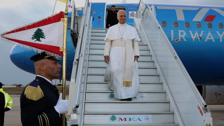 Papa Leone XIV in Libano: “In Palestina unica soluzione i due Stati, ma Israele non vuole”