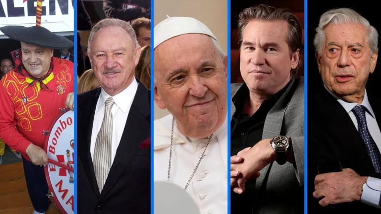 I vip morti nel 2025: tra i più noti Papa Francesco, Armani, Vargas Llosa e Val Kilmer