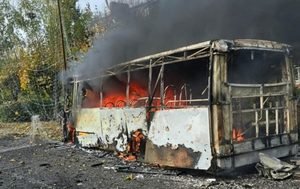 Kiev, raid russo su un autobus a Kramatorsk, 12 morti